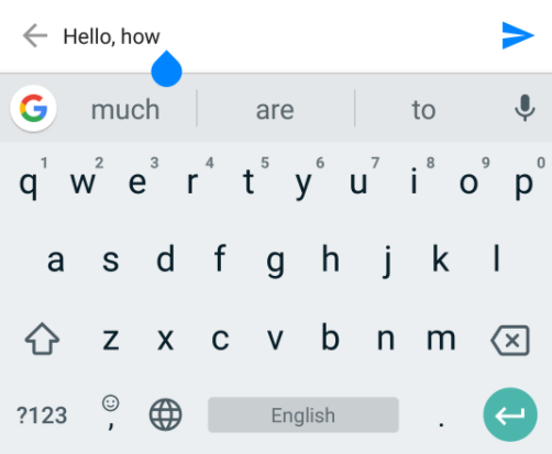Keyboard Application Keyboard next word prediction