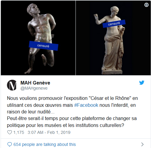 Lol Facebook Blocked Two Roman Statues For Nudity By Guy Andersin Medium