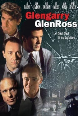 Movie poster of Glengary Glen Ross