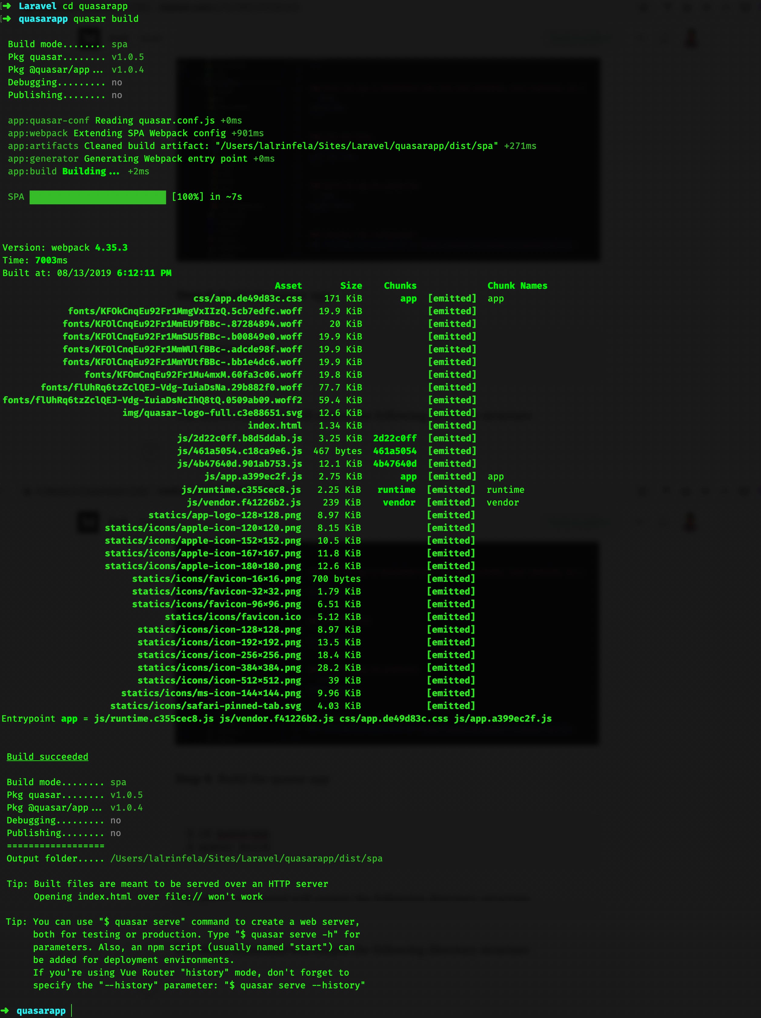 Laravel With Quasar SPA - Lalrinfela Chhakchhuak - Medium