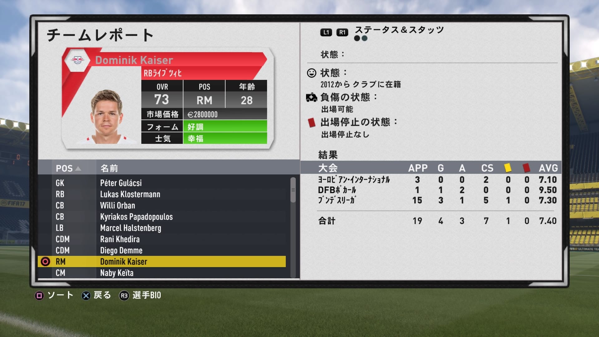 Fifa17 キャリアモードrbライプツィヒの主要選手紹介 随時更新 By 佐藤健太 Medium Fifa17 キャリアモードrbライプツィヒの主要選手紹介 随時更新 By 佐藤健太 Medium