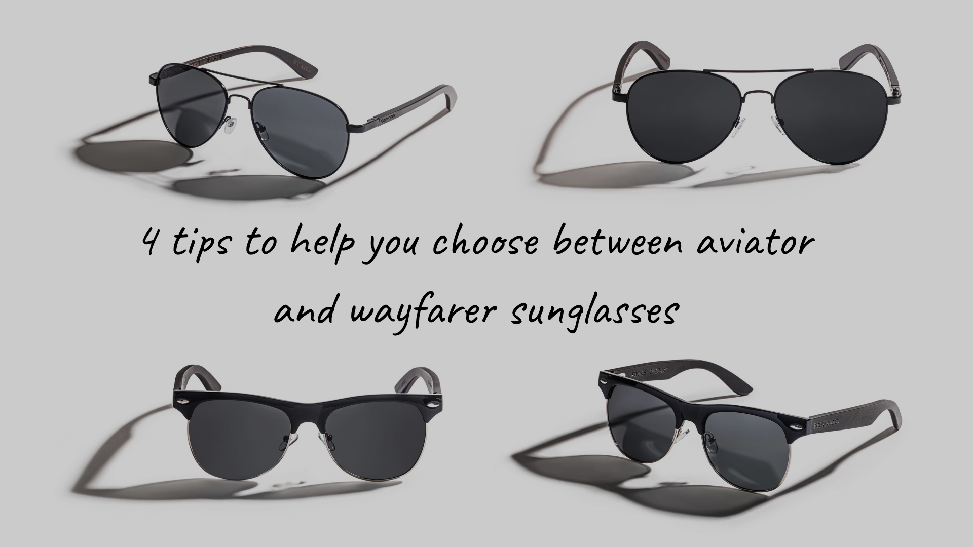 Between Aviator And Wayfarer Sunglasses 