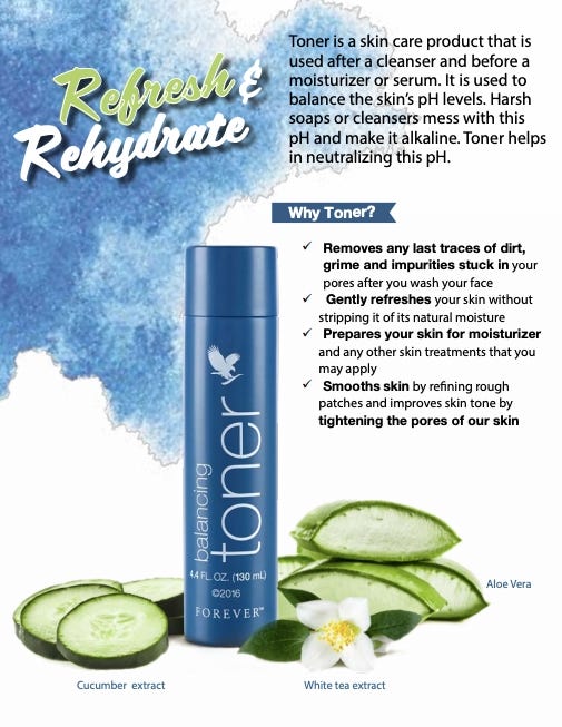 forever balancing toner