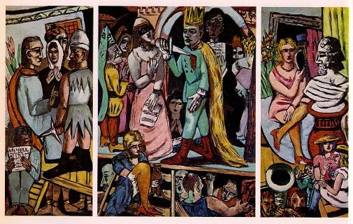 Early artworks of Max Beckmann. Young Men by the ocean (1905) While he… | by blouinartinfo Medium