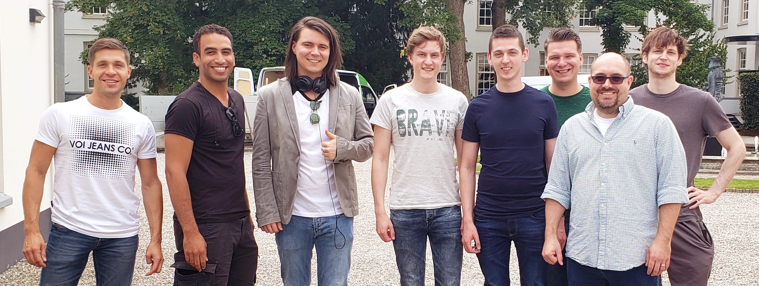 Some ARK team members and Dean Van Dugteren, Founder & CEO of nOS (third from left).
