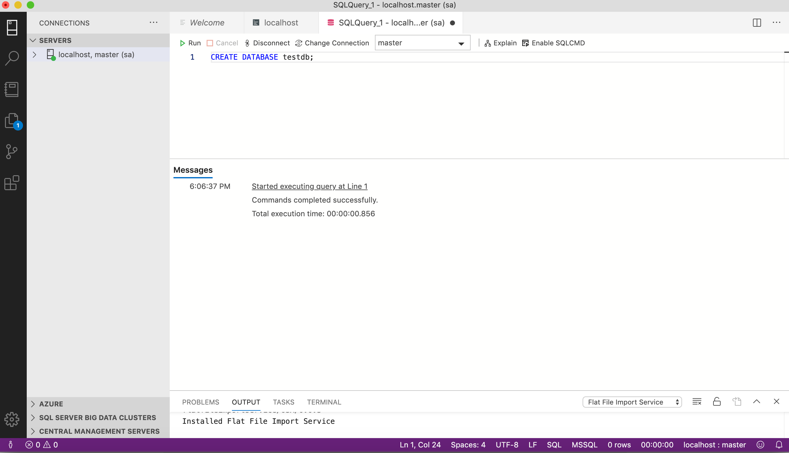 Get sqlcmd for mac pro