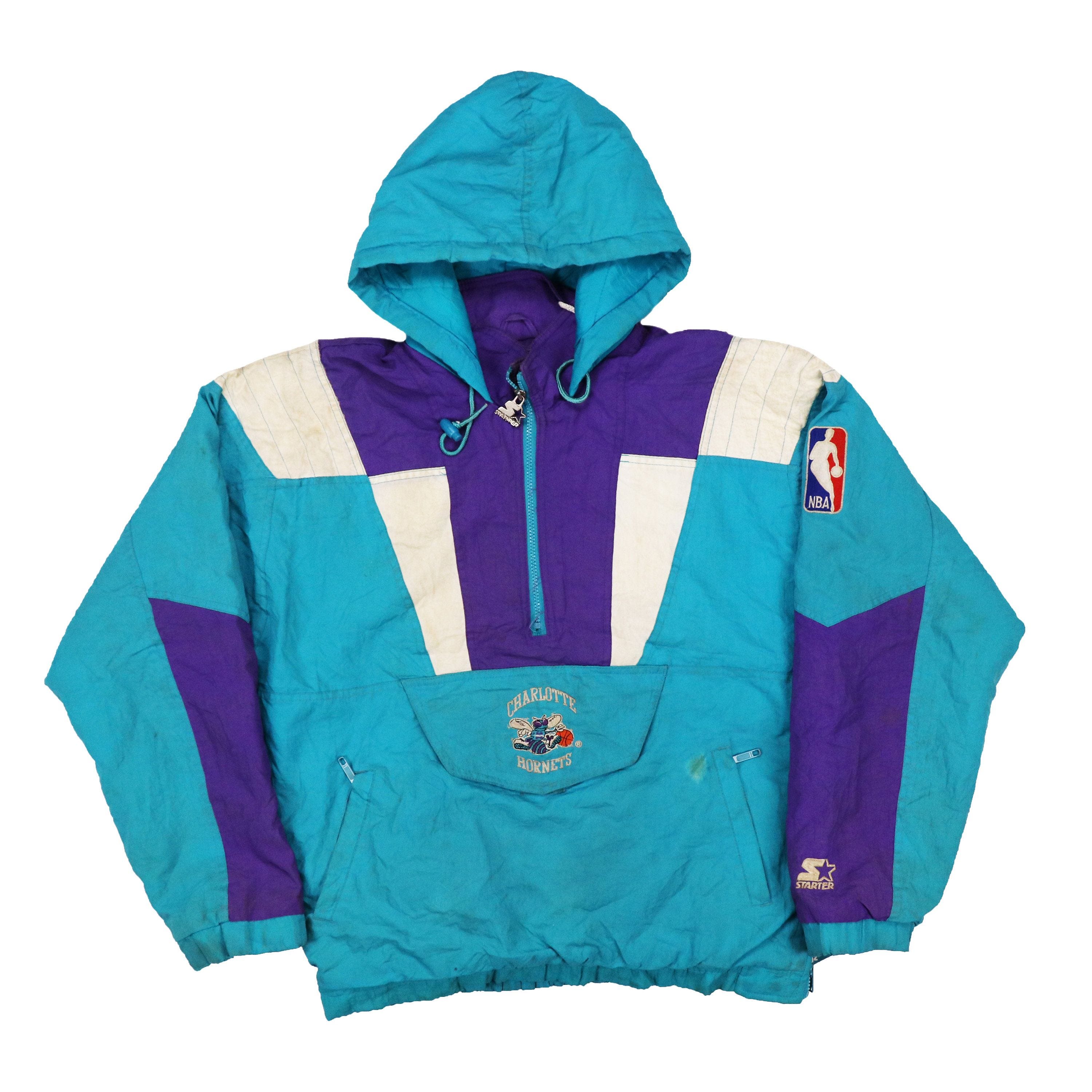 old school hornets starter jacket