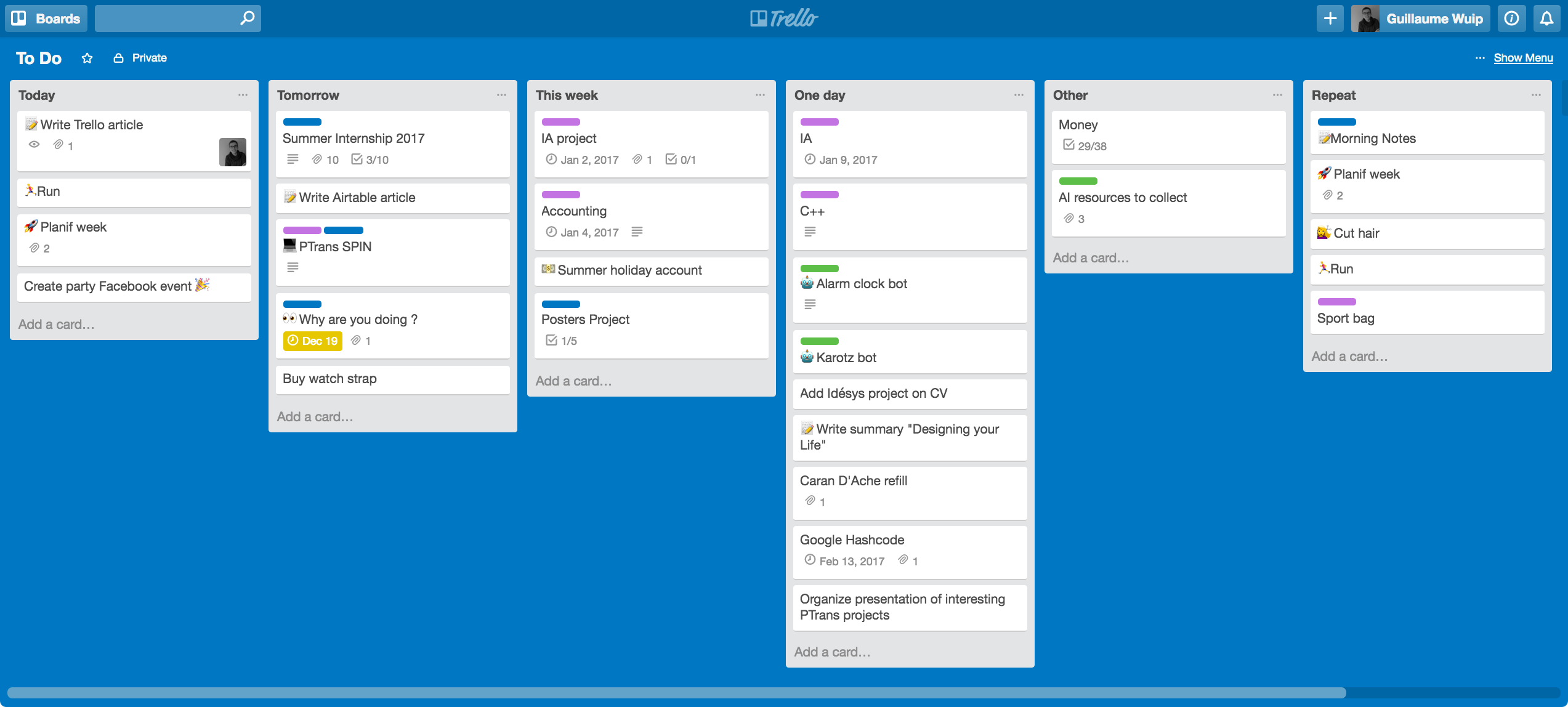 How I Use Trello To Effectively Manage My Student Life On A Daily Basis