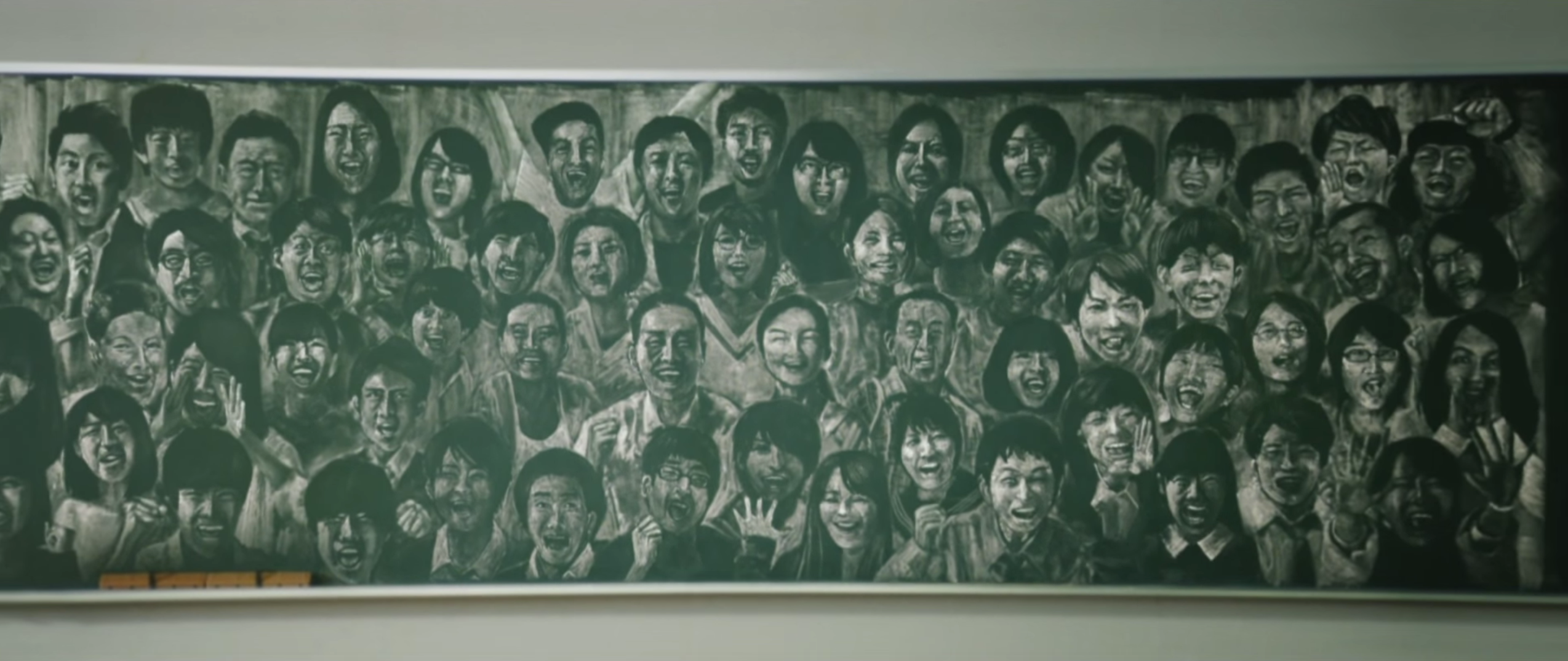 カロリーメイト新cm 2623時間かけて描きあげた黒板アートに 34人の美大生の底力を見た By Taichi Hirano Medium
