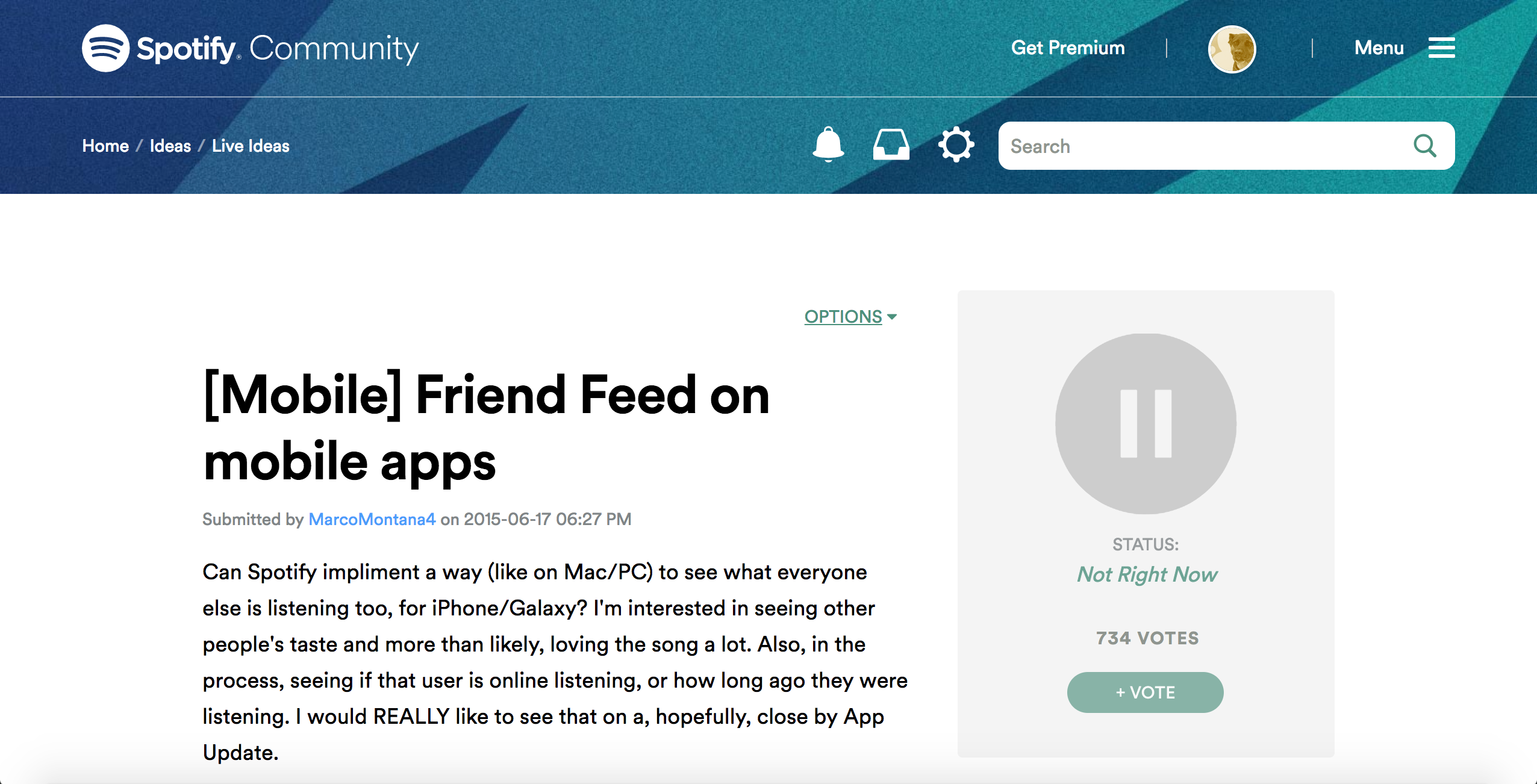 What If Spotify Had Stories Designing Friend Activity On Mobile By Andres Arbelaez Prototypr What If Spotify Had Stories Designing Friend Activity On Mobile By Andres Arbelaez Prototypr