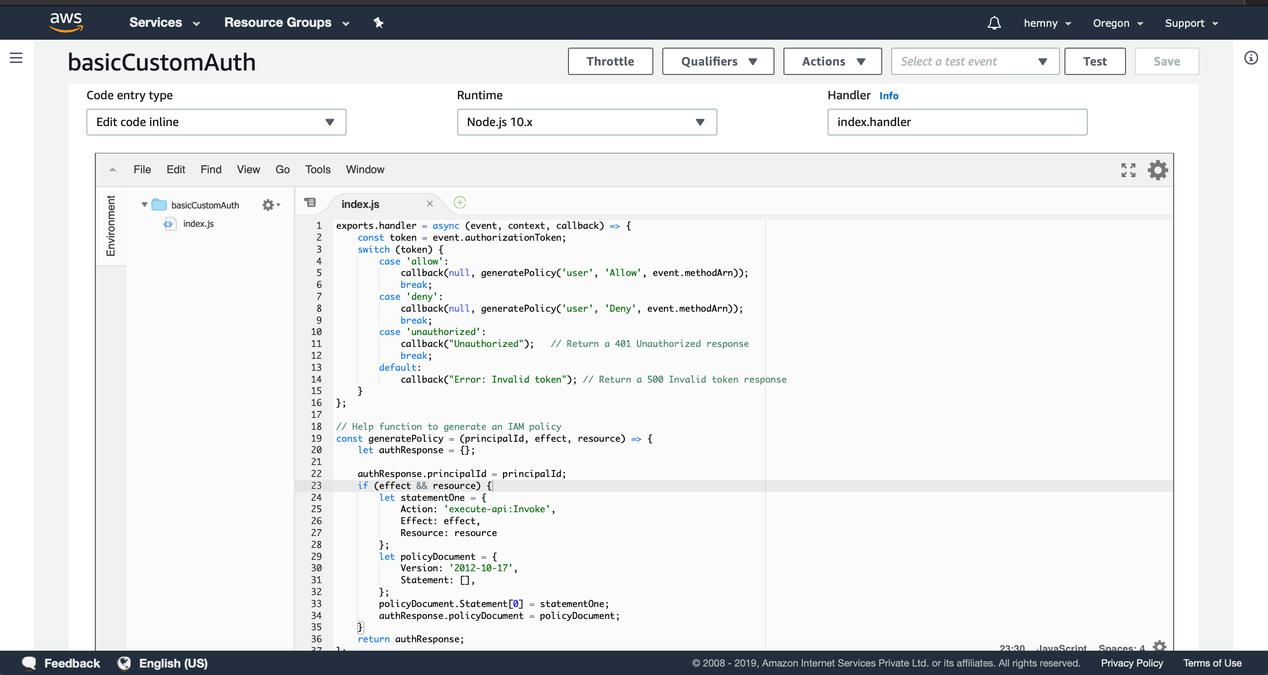 Creating an API Gateway Lambda Authorizer by Hemny Singh Chegg Medium