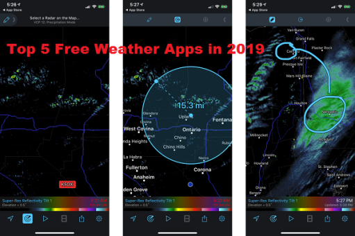 Top 5 Free Weather Apps in 2019. Whether you use an Android, iOS… | by  Sofia Martine | Medium