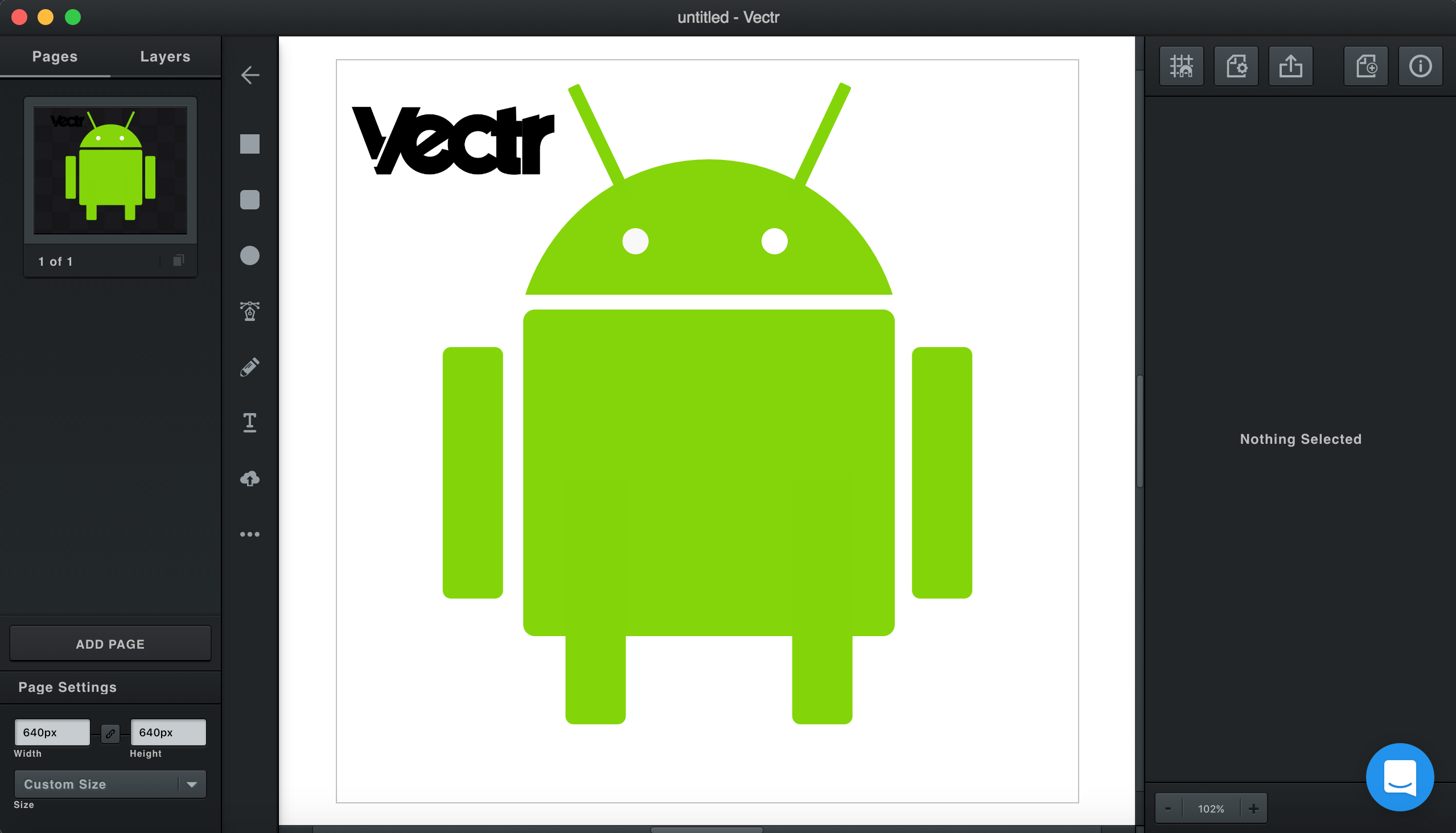 Download Designing A Simple Android Robot Logo - Vectr - Medium