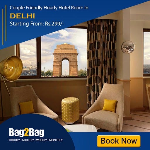 Bookings For Hourly Stay Day Use Hotels In Delhi With Bag2bag