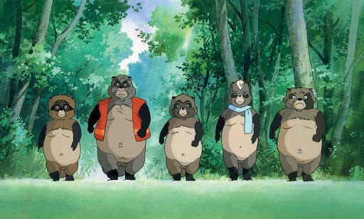 Pom Poko — Notes. Viewing Notes from watching the Studio… | by Jonny Mann |  Medium