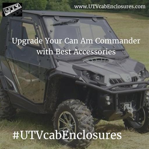 Enhance The Functionality Of Your Utv With Can Am Commander