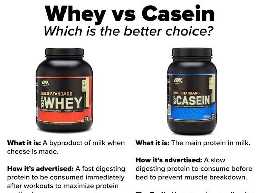 10 Point of Difference b/w Casein & Whey Protein | by VV Spot LLC | Medium