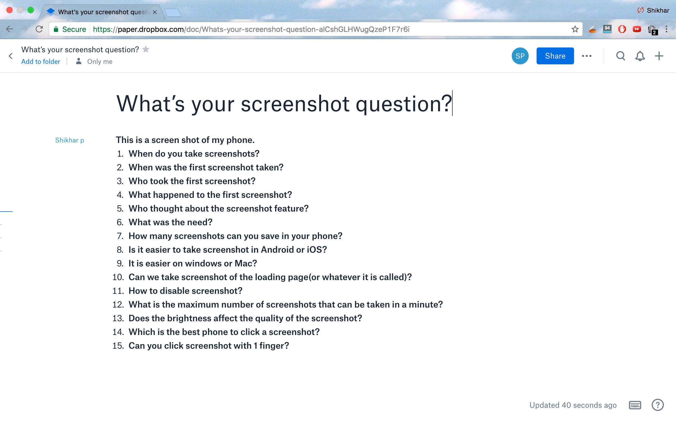 What S Your Screenshot Question This Is A Screen Shot Of My Desktop By Shikhar Prateek Medium What S Your Screenshot Question This Is A Screen Shot Of My Desktop By Shikhar Prateek Medium