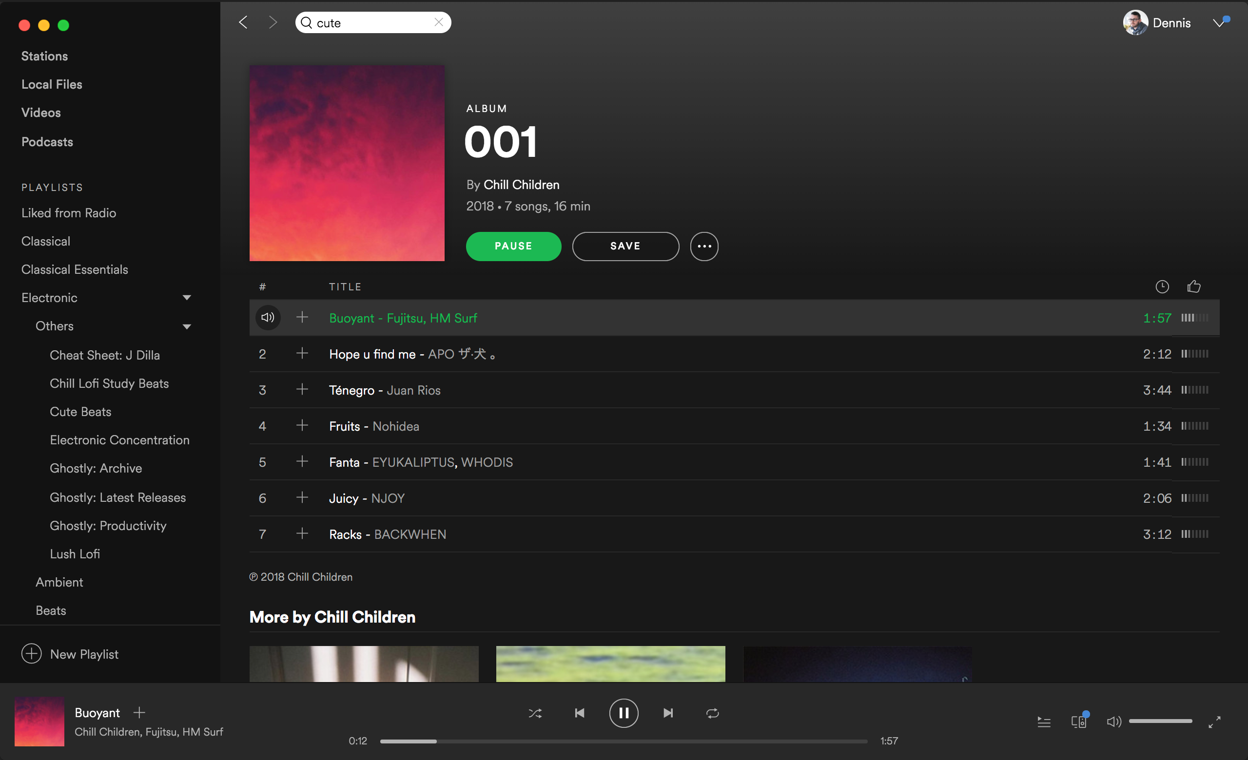 Album details for an album on Spotify