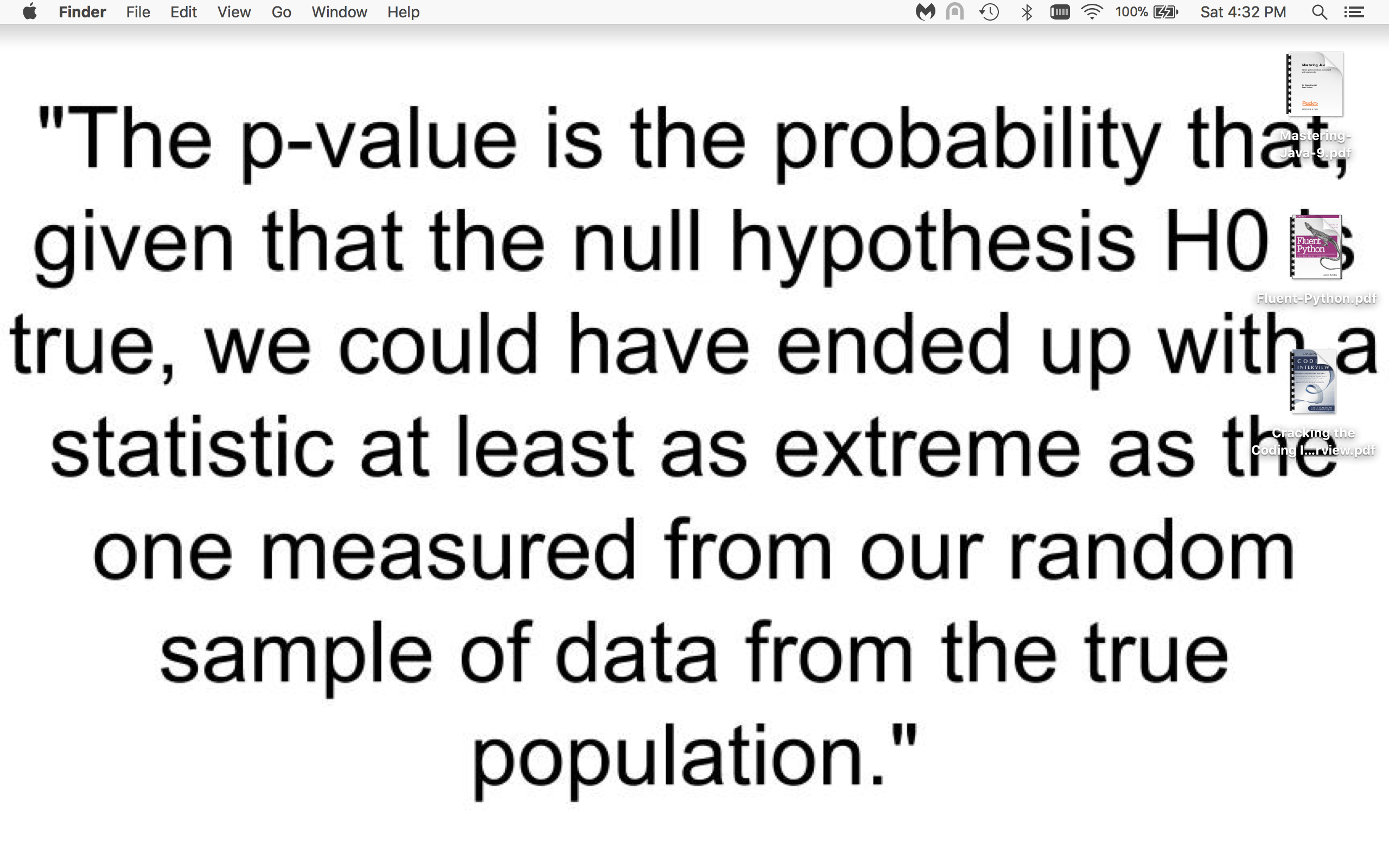 P Value Definition