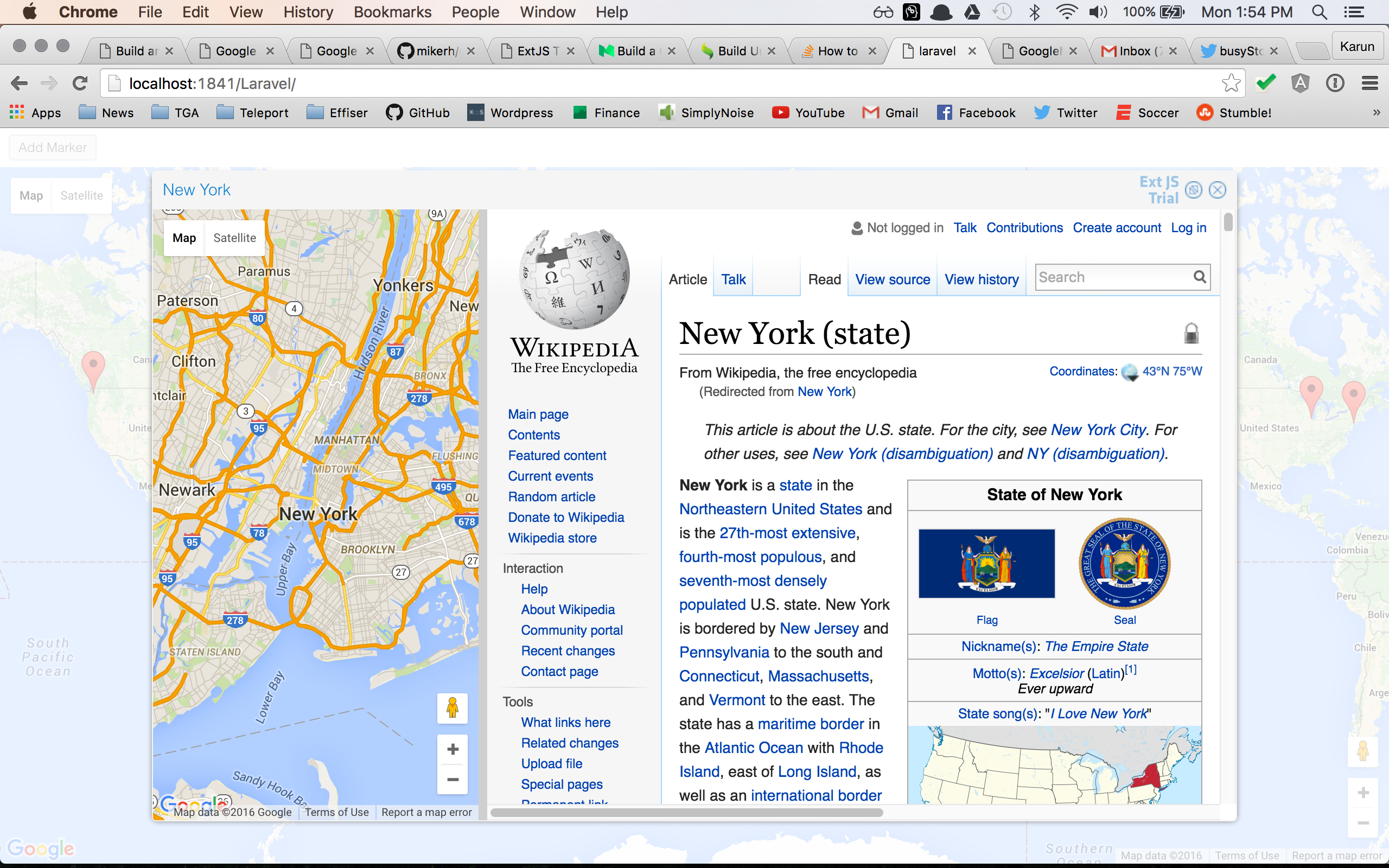 Build a Google Map Panel (GMAP) using markers loaded from a Store in