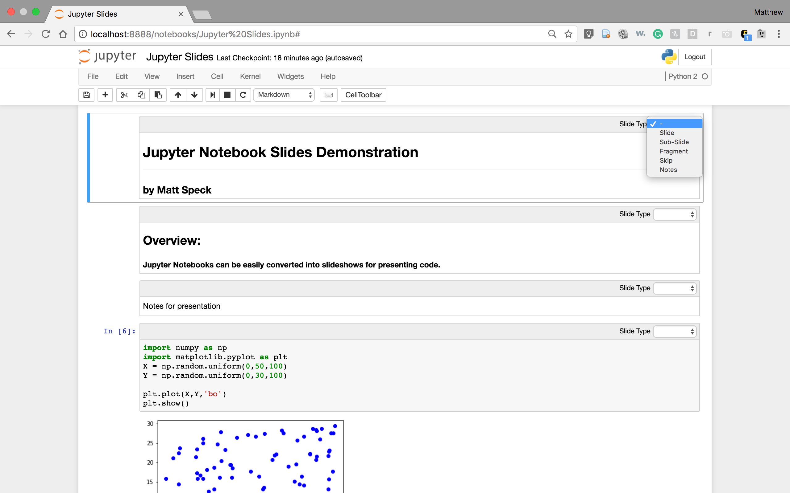 How to do markdown in jupyter notebook