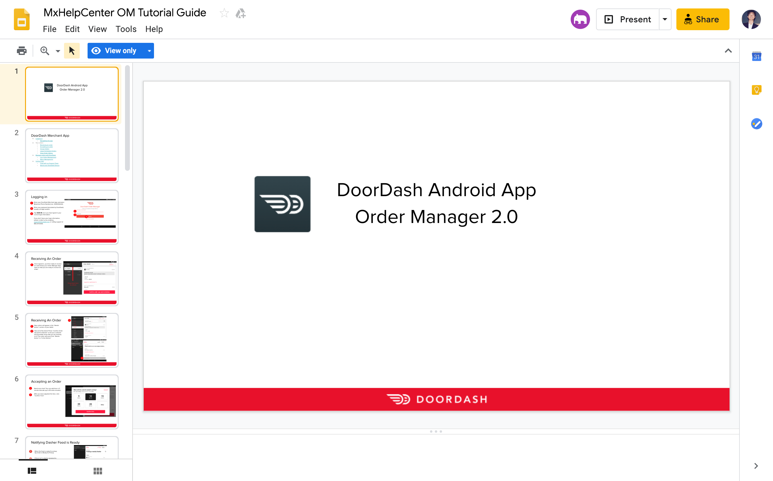 My Doordash Order Manager Redesign A Ux Case Study
