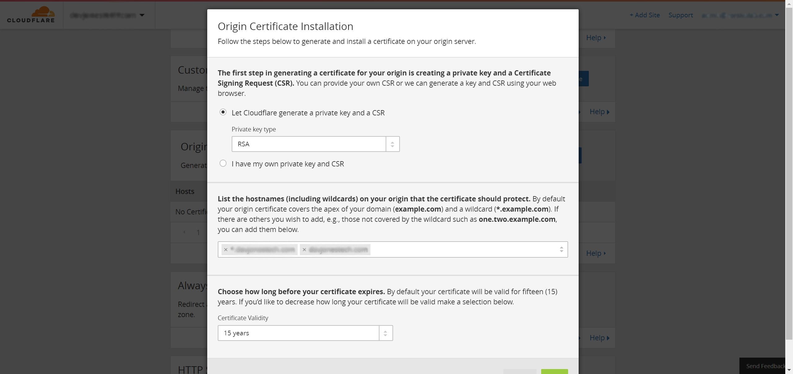 Using App Certificates Cloudflare Azure Services Origin with