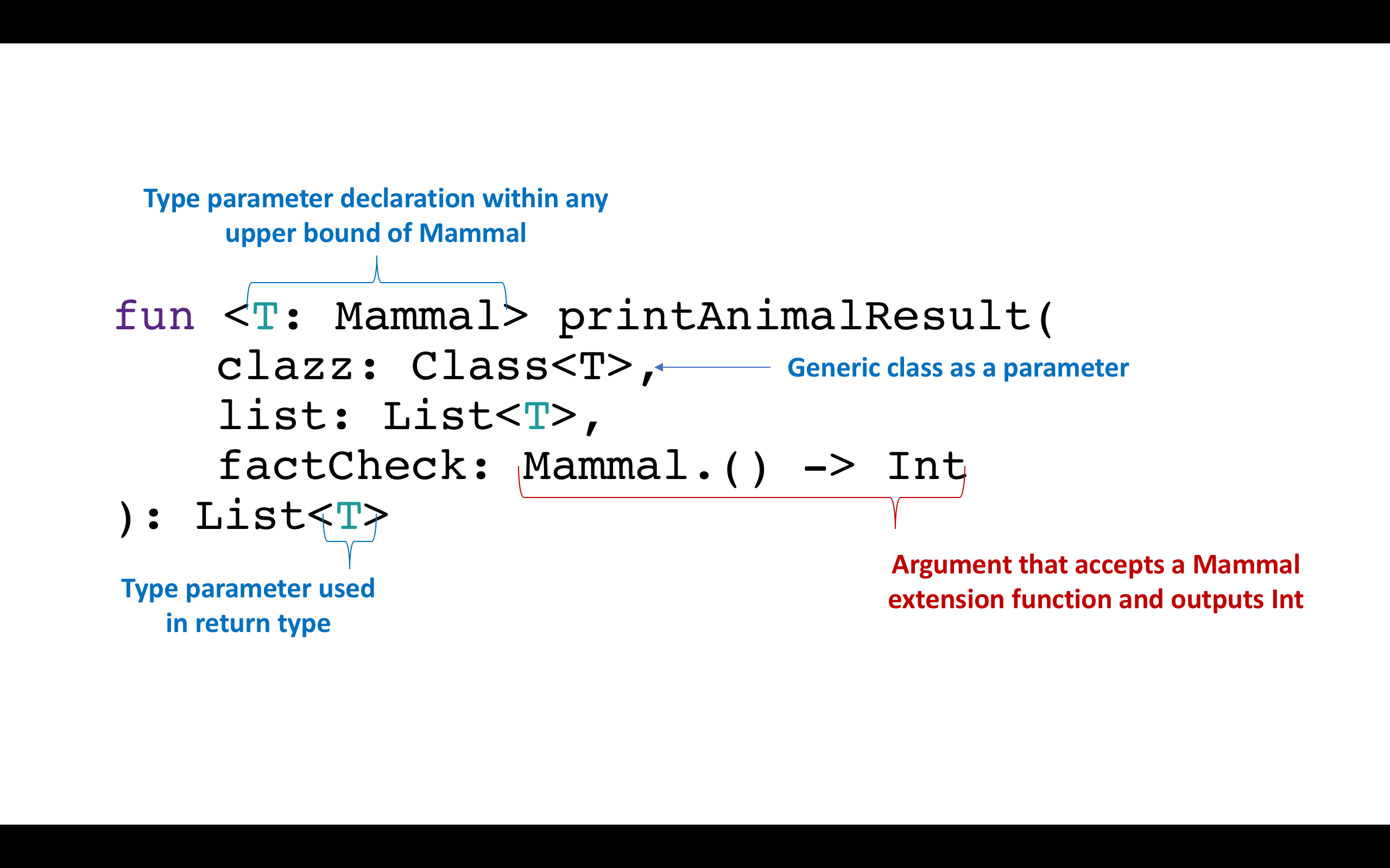 Introduction to Kotlin Generics Reified Generic Parameters