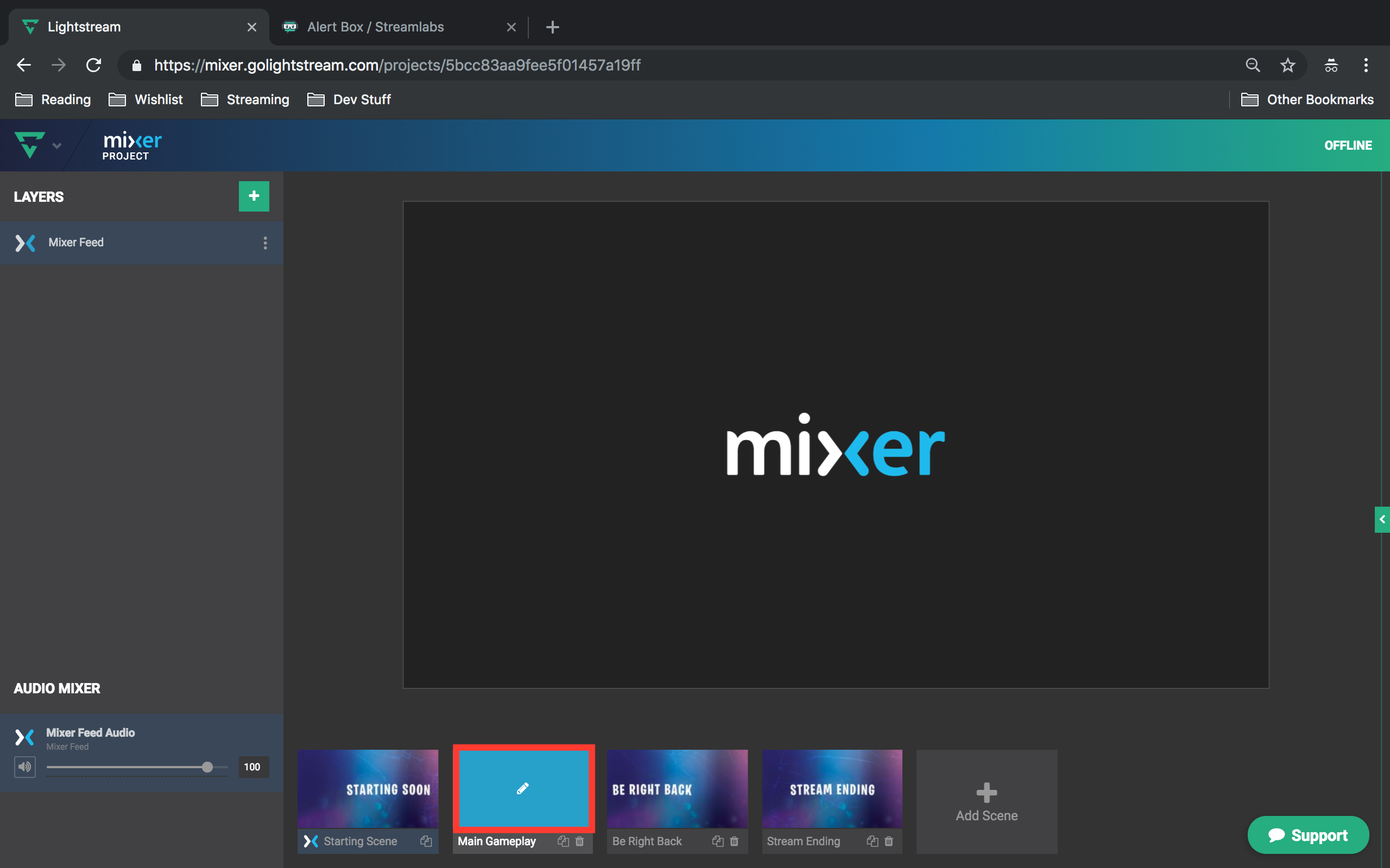Lightstream Studio on Mixer. PART 2 ALERTS AND NOTIFICATIONS by
