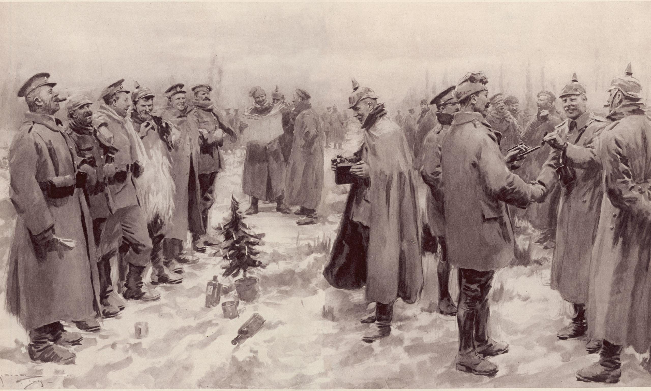 Auguri Di Natale Wikipedia.La Tregua Di Natale Del 1914 Uno Spiraglio Di Umanita Nella Crudelta By Rievocando Living History Medium