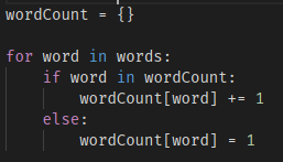 I wrote a Python program to calculate the most commonly used words in ...