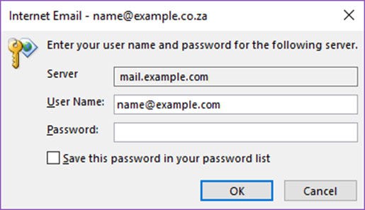 wowway outlook email settings