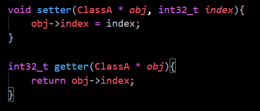 object oriented programming in c