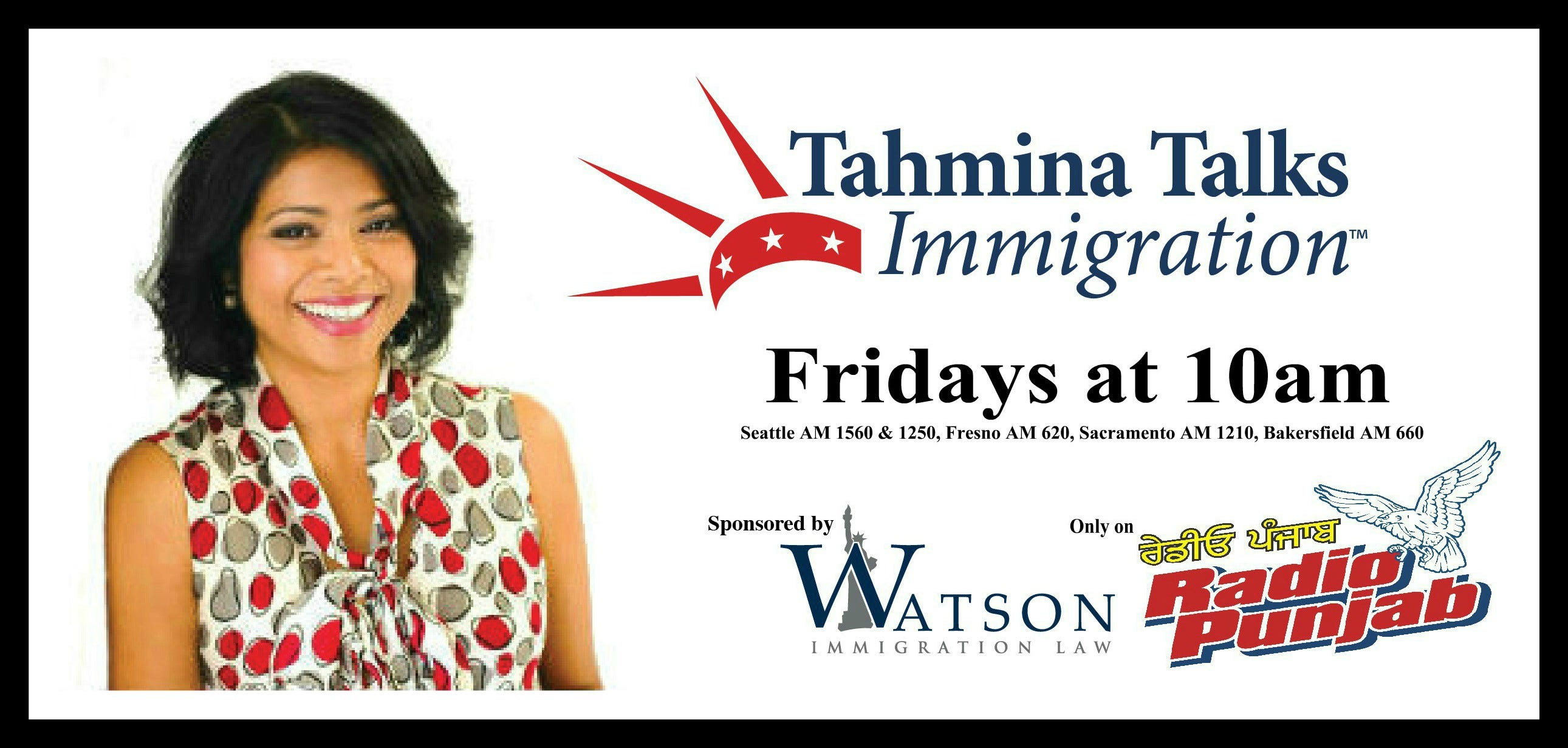 Tahmina Talks Immigration Show Restarting On May 4th On Radio Punjab