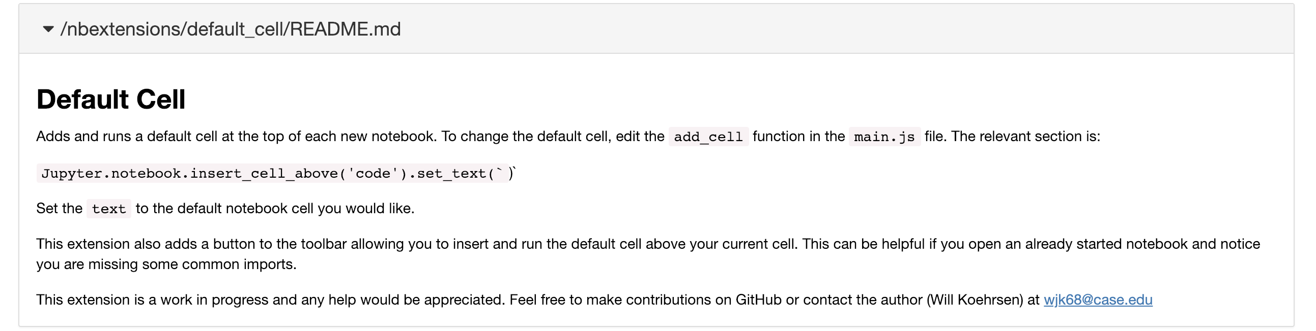 How to Write a Jupyter Notebook Extension by Will Koehrsen Towards