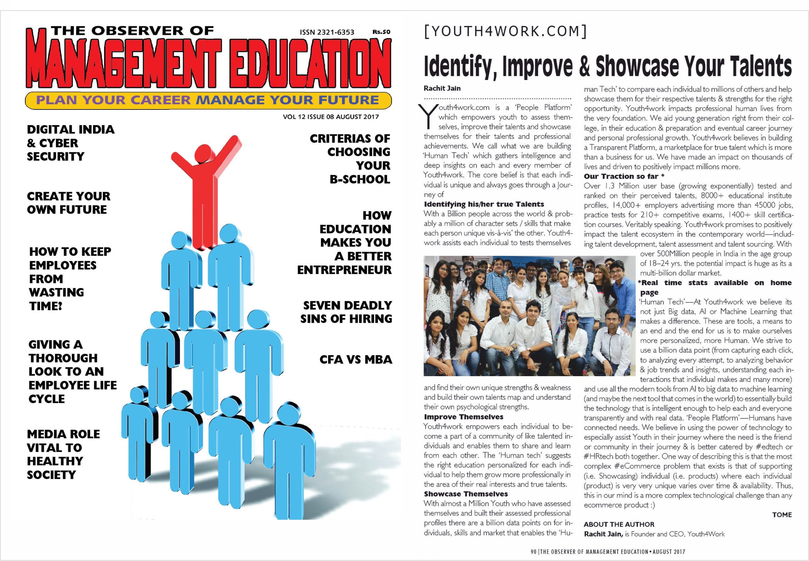 Identify, Improve & Showcase Your Talents by Youth4work Youth4work Knowledge Base