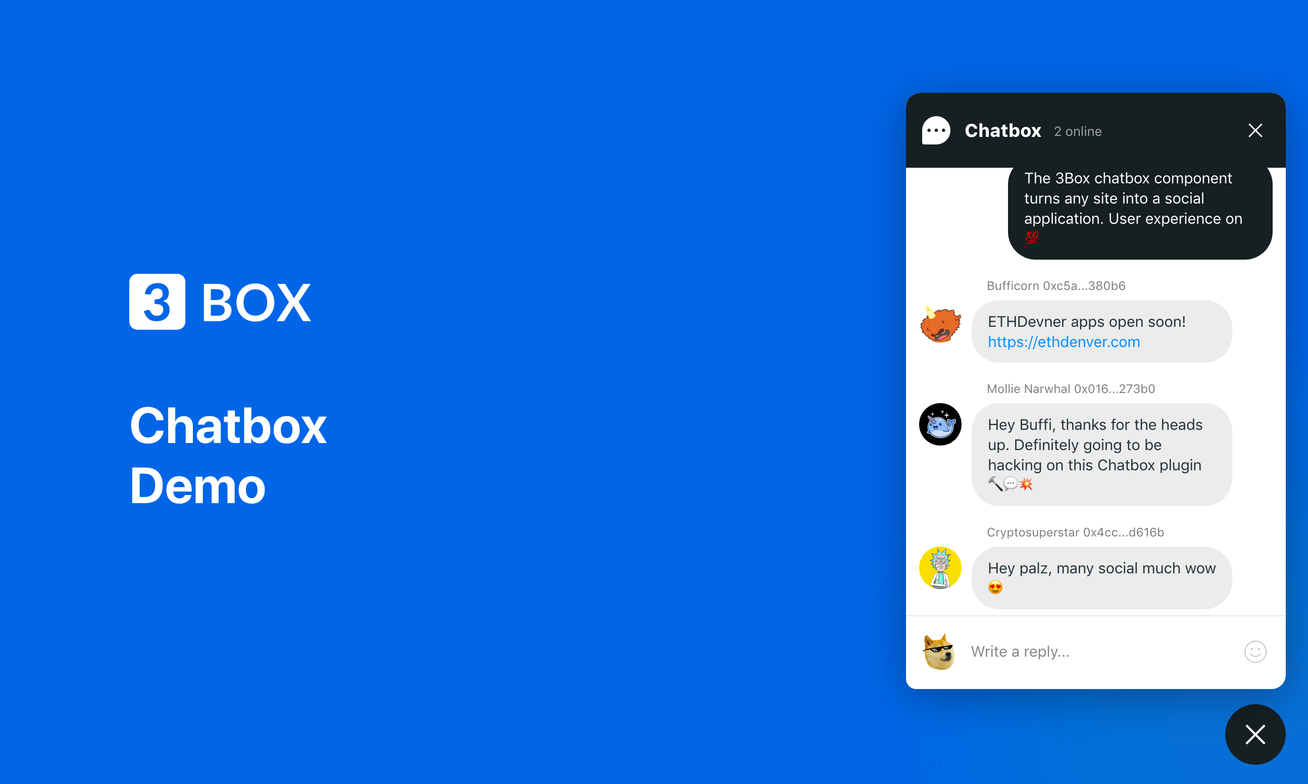 Introducing 3box Chatbox Plugin Drop In Chatrooms For Your By 3box 3box Medium