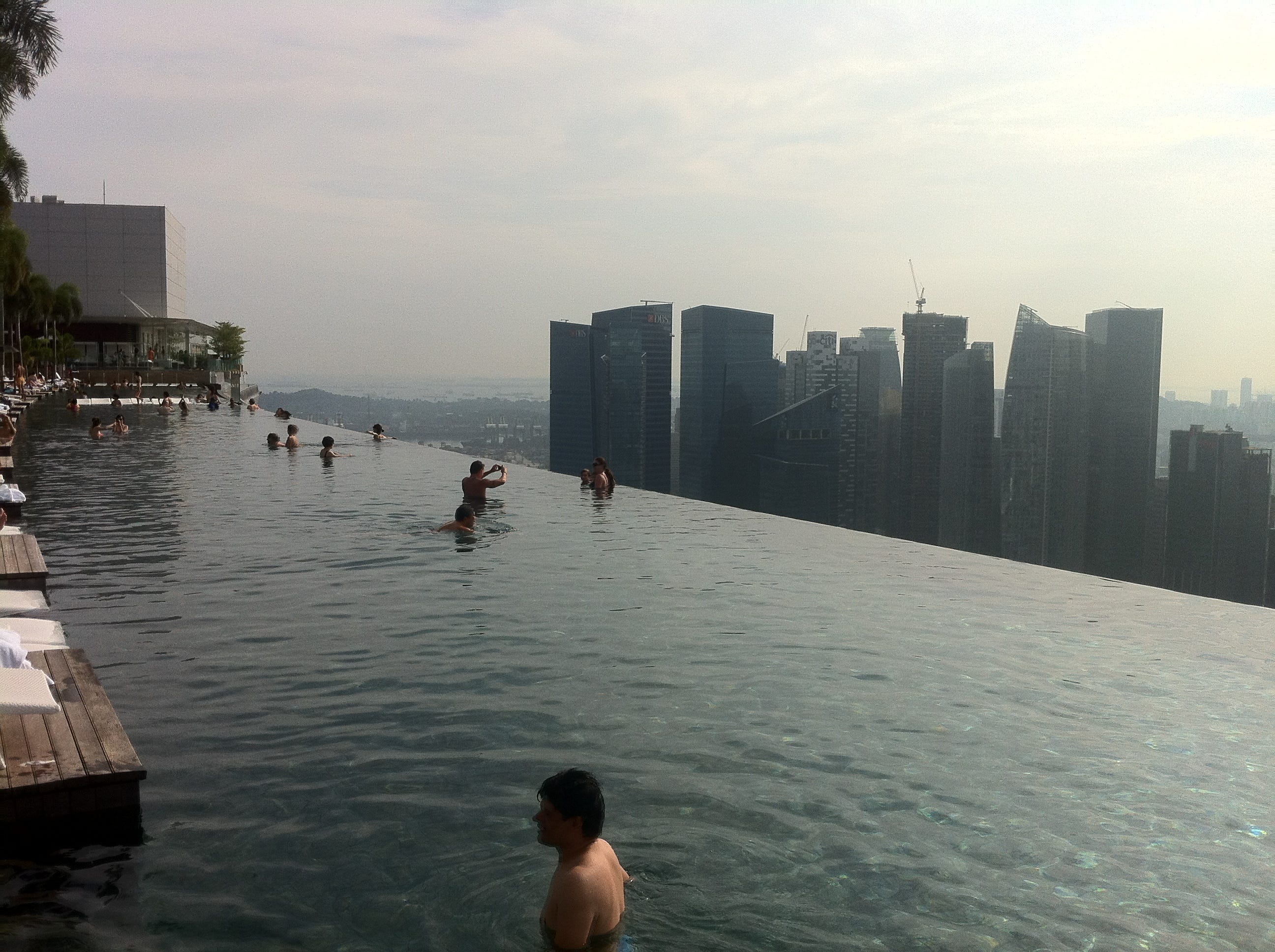 Infinity Pool On 57th Floor Of Marina Bay Sands Singapore