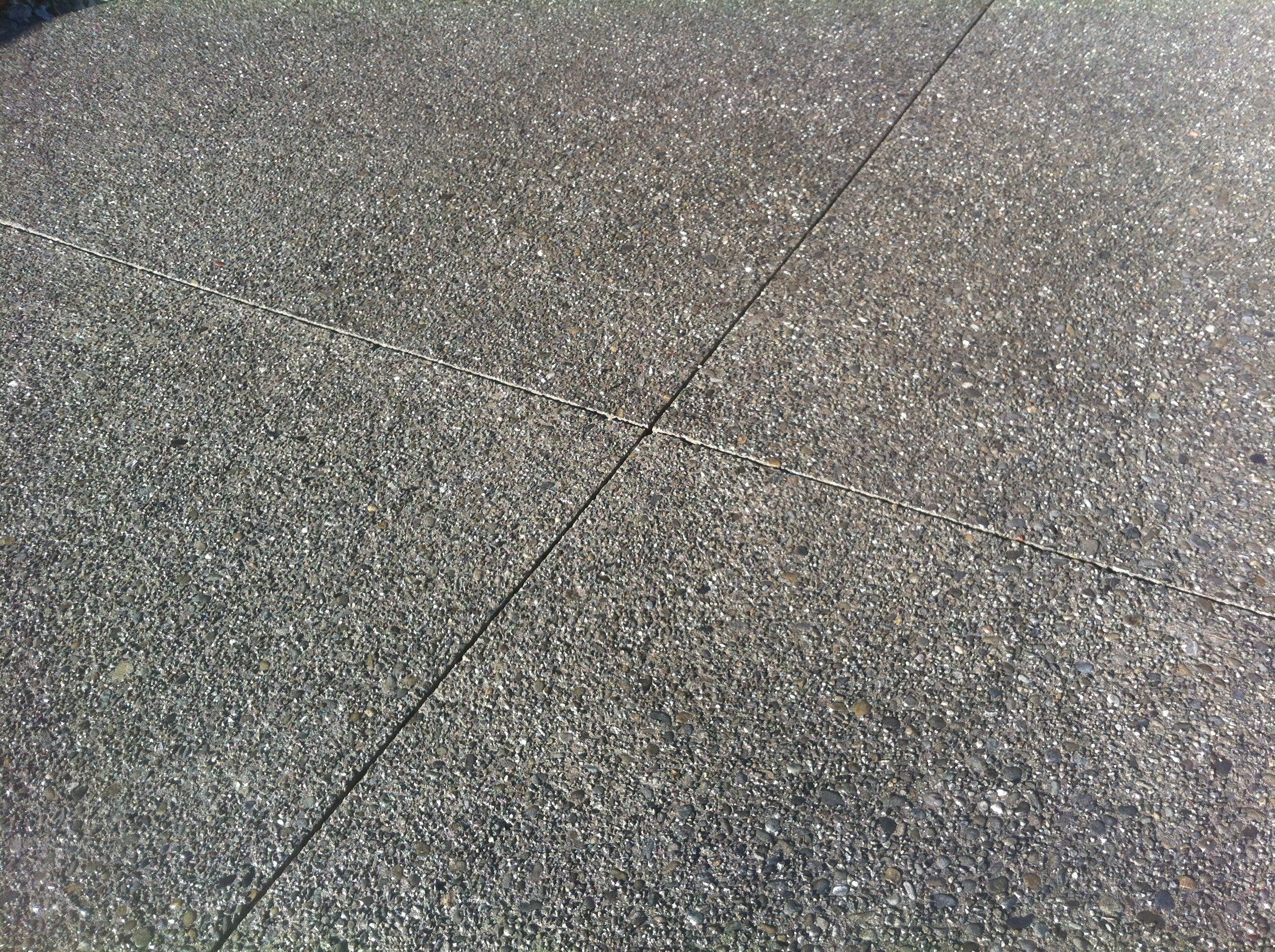 Exposed Aggregate Concrete For Landscaping Driveway Lines