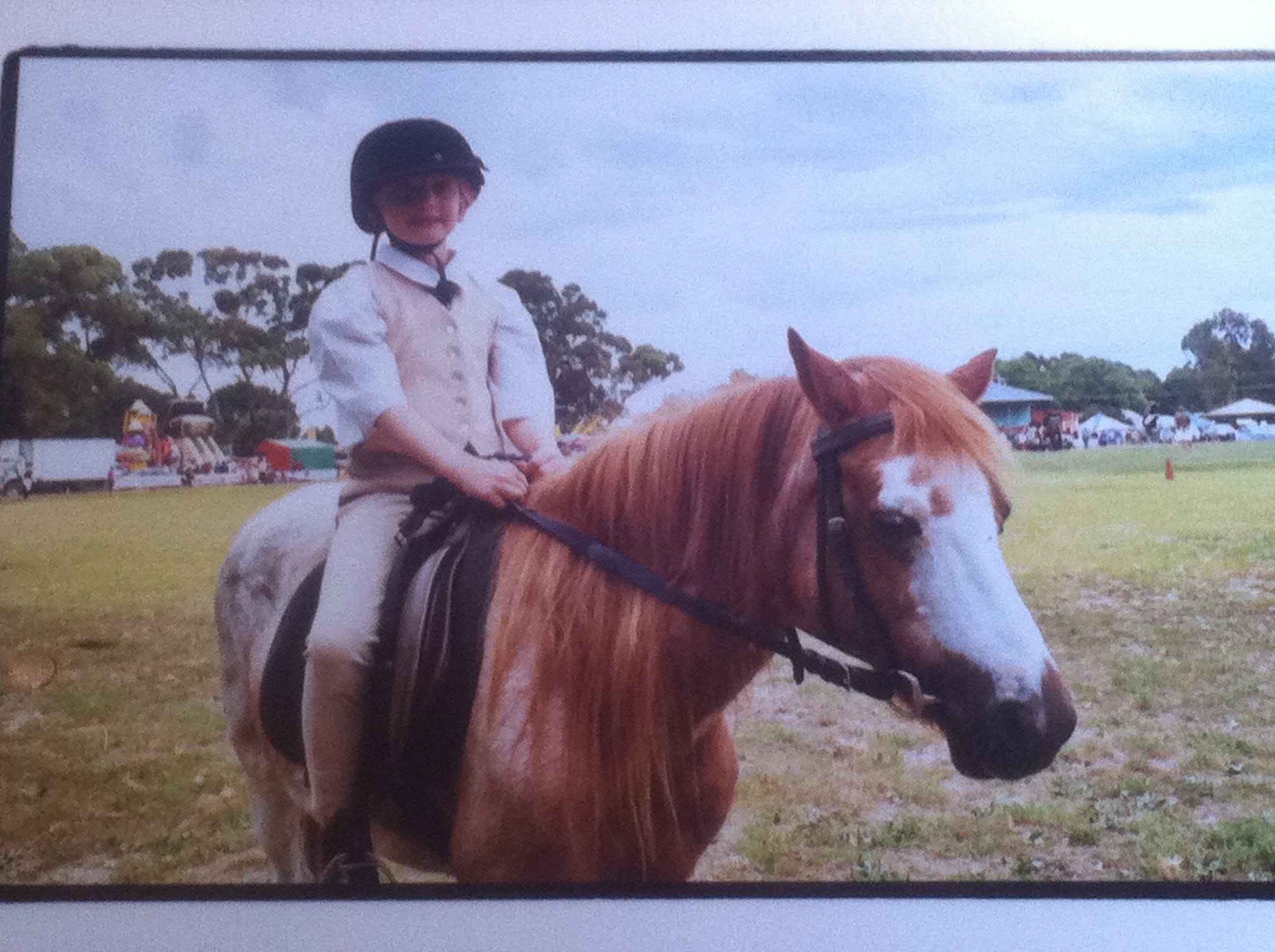 my first animal ride on