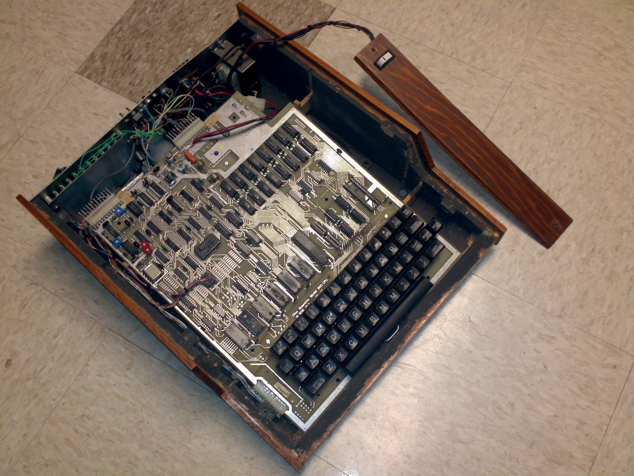 The start of my computer career. A long time ago in a