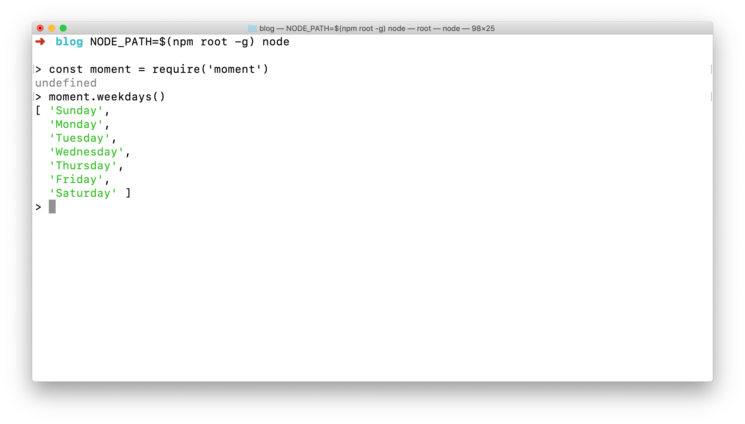How to use npm packages with REPL sessions — Node.js by Hamza Sabljakovic Medium