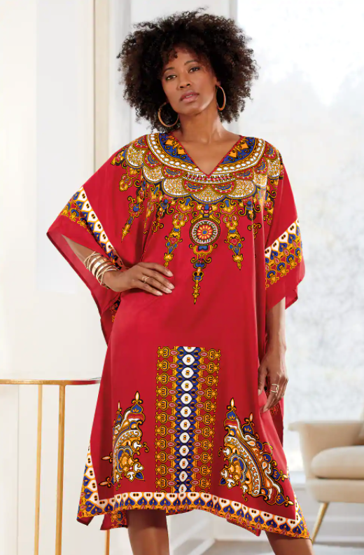 african print caftans
