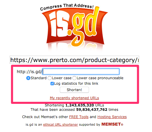is.gd short url