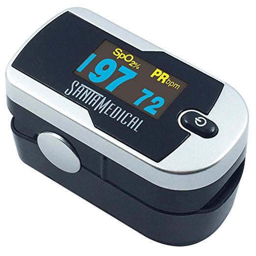 Santamedical Generation 2 OLED Fingertip Pulse Oximeter ...