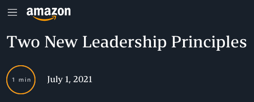 官宣 亚马逊新增2条leadership Principles 正式变身16条 By 来offer Laioffer Medium