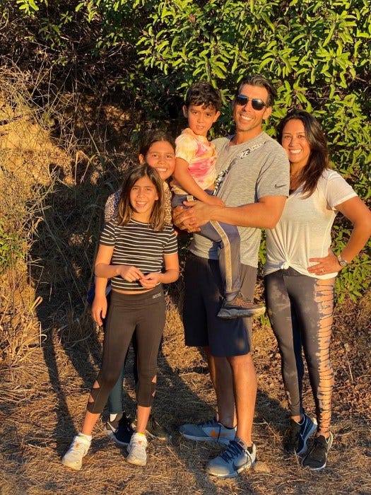 Los Angeles hike with Steven Taylor and family