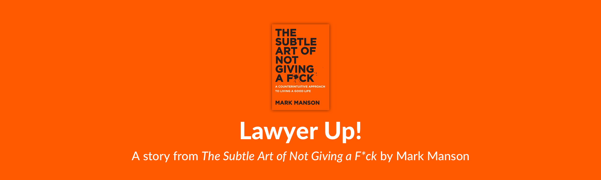 Book Review The Subtle Art Of Not Giving A F Ck By Adam Blades Medium