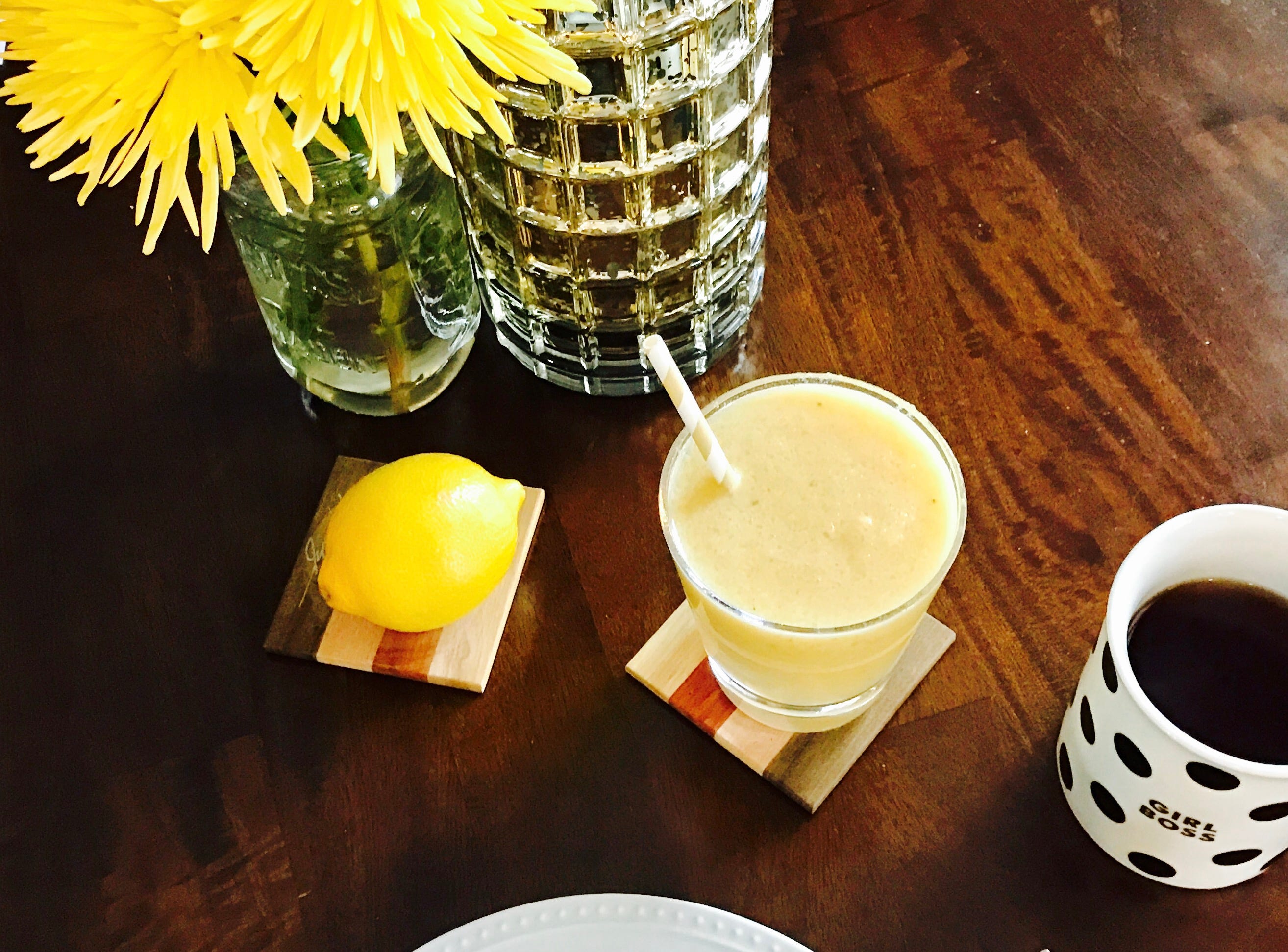 A Bit of Sunshine (smoothie). When you think of a detox smoothie or